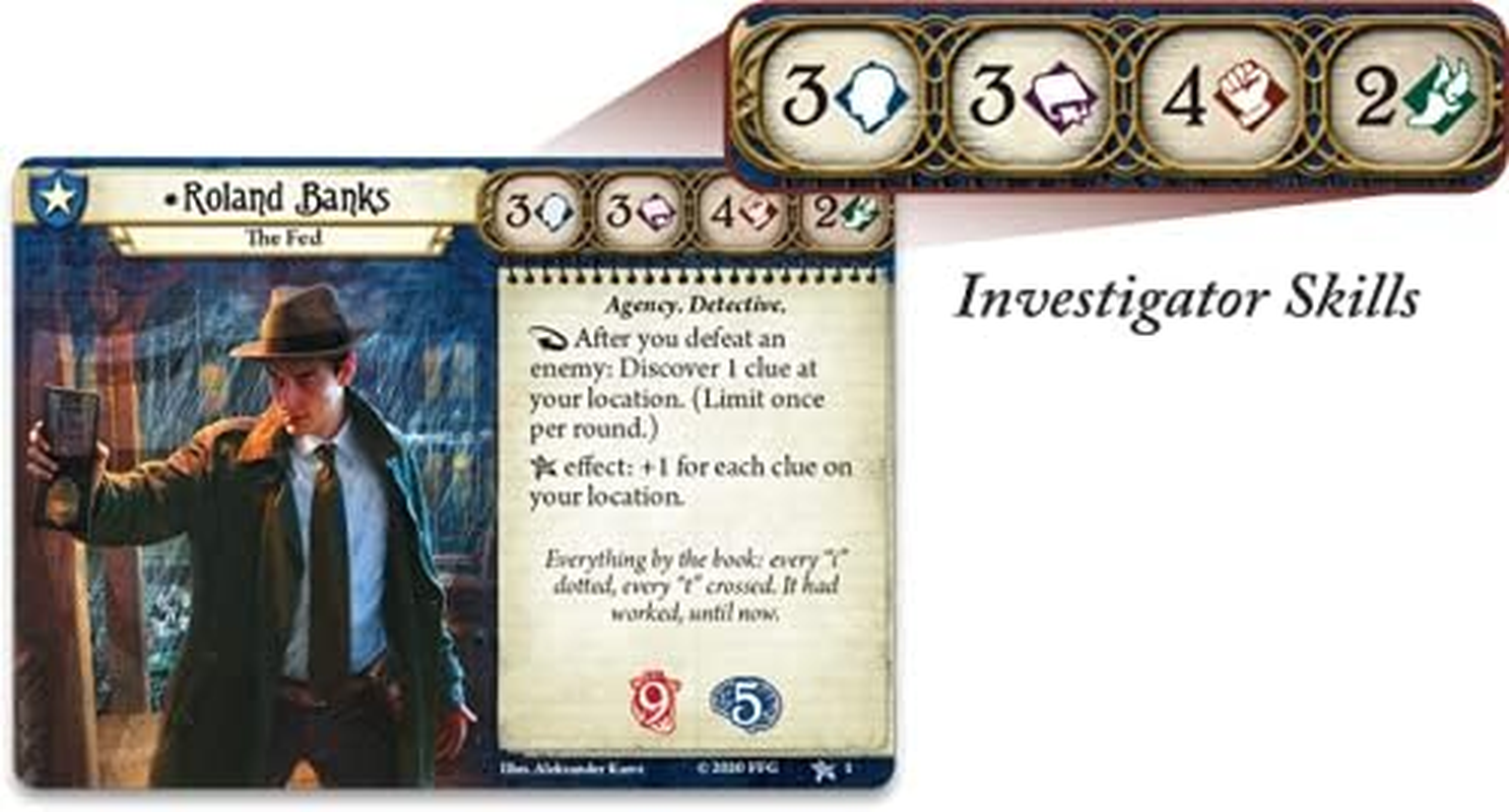 Fantasy Flight Games Asmodee Arkham Horror the Card Game Revised Core Set, Mixed (FFGAHC60) image number 2