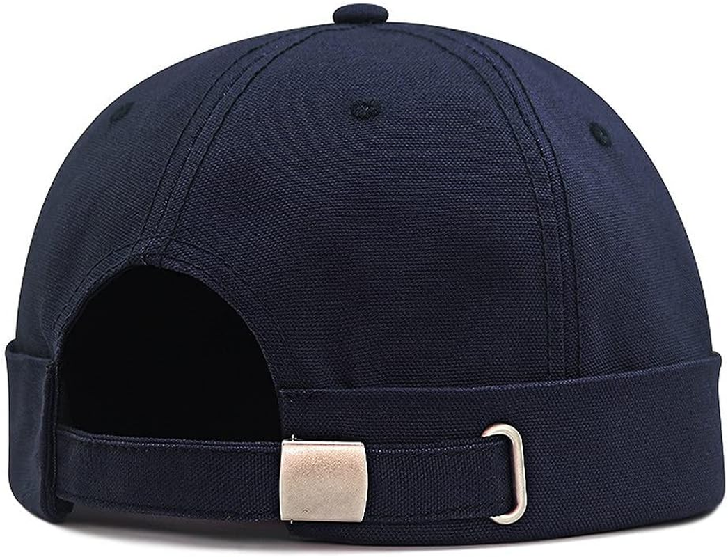 Yizhichu19900502 Brimless Cap Skullcap Rolled Cuff No Visor Beanie Sailor Hat for L/XXL Big Head