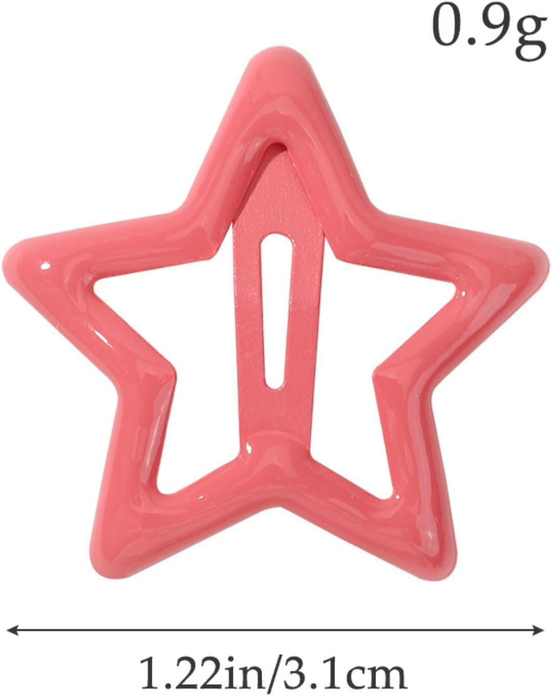 JOVALA 56PCS (28 Pairs) Star Hair Clips Colorful Metal Star Shaped Snap Hair Clips Non Slip Hair Barrettes for Kids Teens Women image number 1