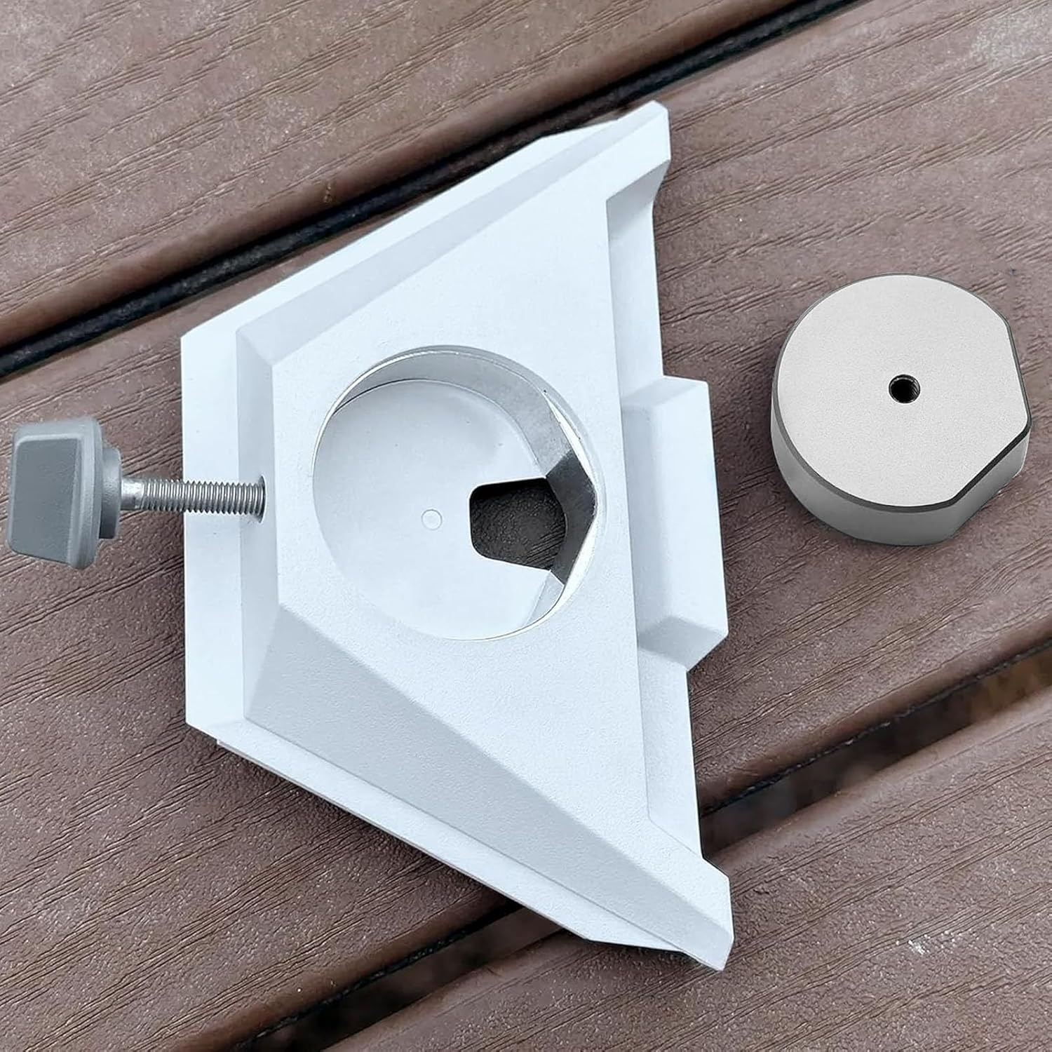 Mini Tripod Adapter - Aluminum Alloy Tripod Mount Adapter for Starlink Mini - 1/4"-20 Threaded - Enables Tripod, Fixing Clamp or Other Bracket Fixing - Use with Pipe Adapter image number 6