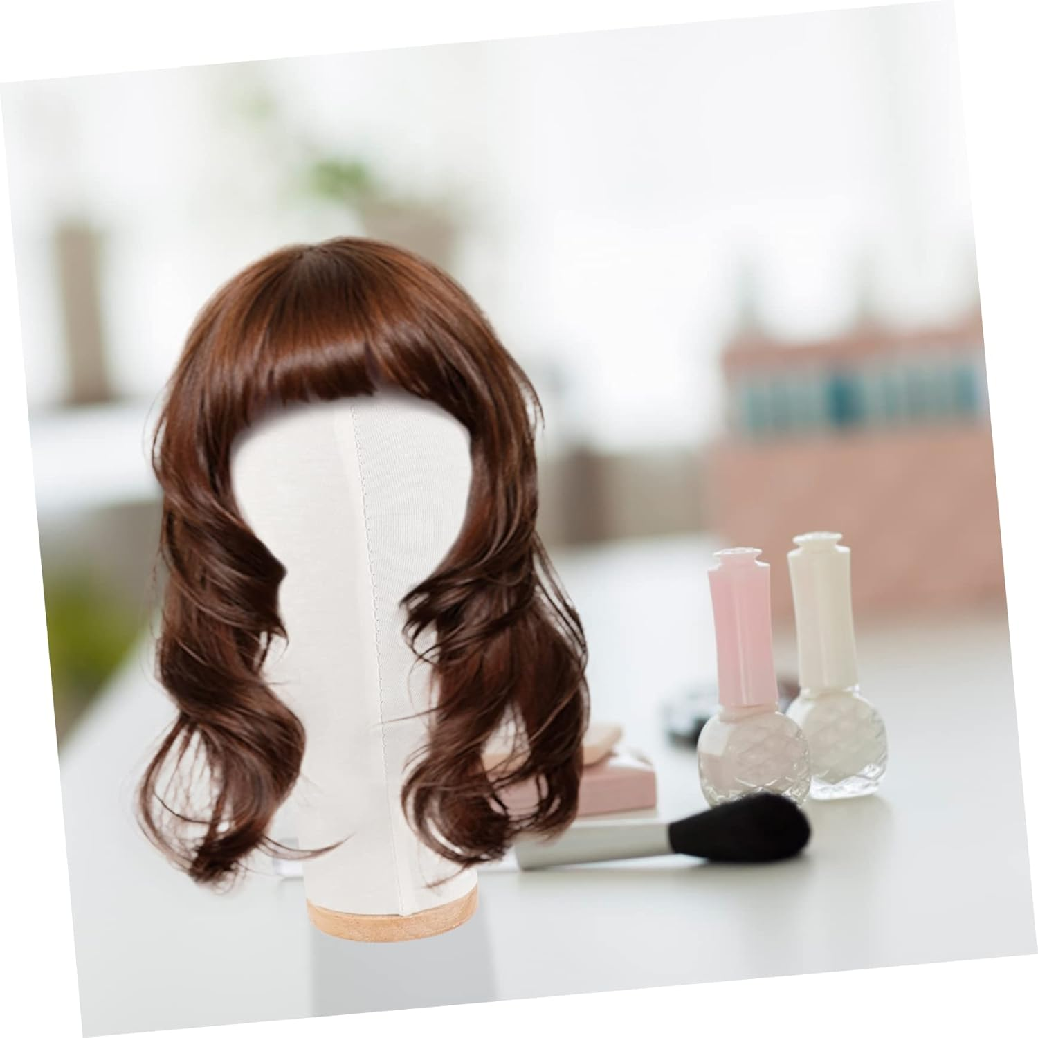 Zerodeko Mannequin Head Stand Wig Hat Display Stand for Hair Styling Home Decor image number 2