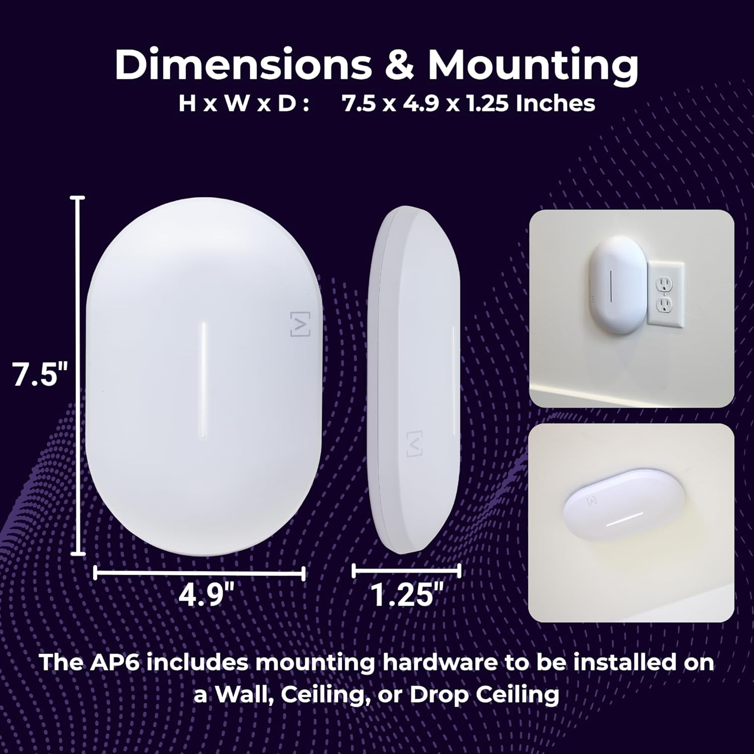 Alta Labs AP6 Enterprise Access Point, Wifi 6, 2X2, Cloud Managed image number 5
