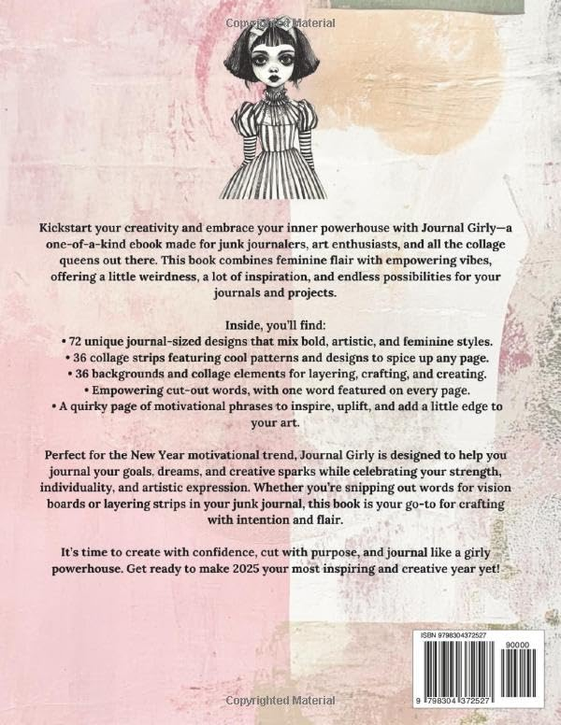 Collage Soup - Journal Girly for Junk Journals, Art Journals and Mixed Media: Cut and Glue Images to Cut Up, Tear up and Stick On image number 1