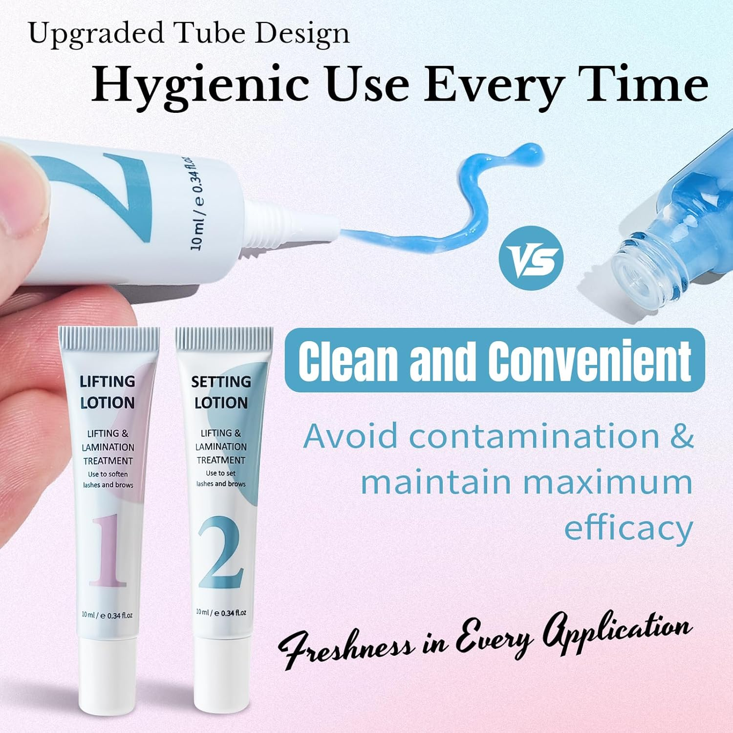 Lash Lifting and Fixing Lotion Lomansa Korean Lash Lift Tube Design Eyebrow Lamination Eyelash Lift Lash Perm image number 5