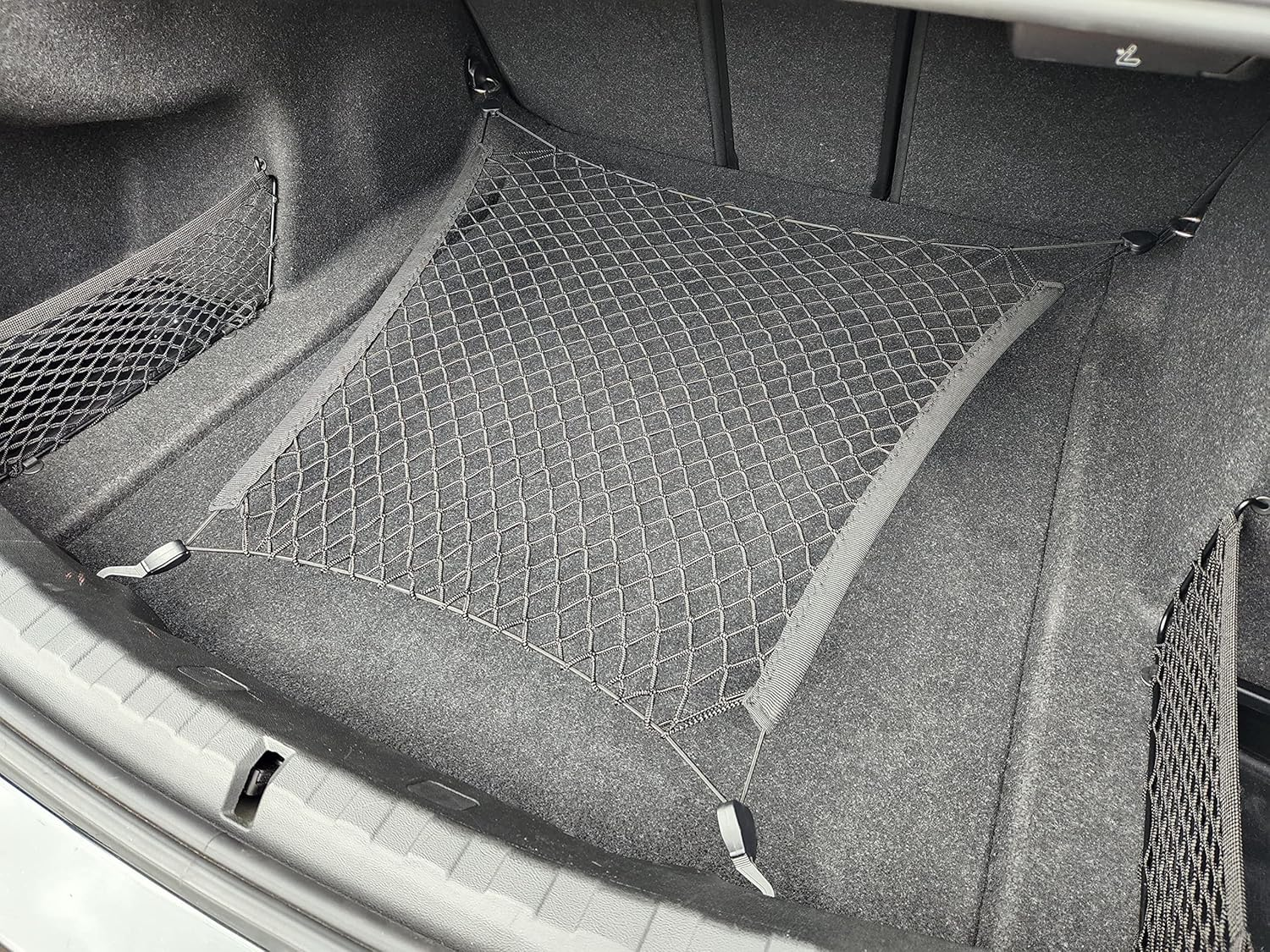 Floor Style Trunk Mesh Cargo Net for BMW 3 Series (G20) 2018-2025 - Premium Trunk Organizers and Storage - Luggage Net for Sedan - Best Car Organizer for BMW 3 Series image number 2