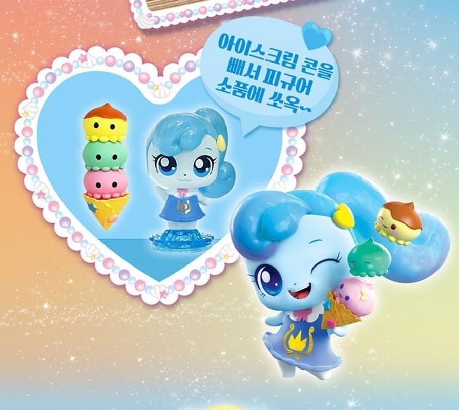 Catch Teenieping SHASHAPING Season 4(2023 New) with Sweet and Sour Candy Royal Figure Set Blue 샤샤핑 image number 2