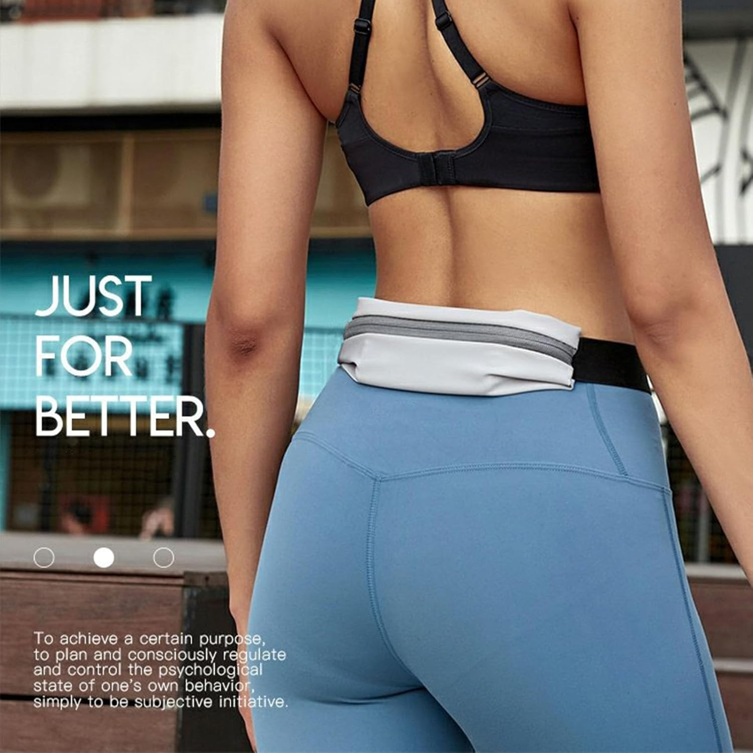 XUTONG Upgraded Running Belt with Adjustable Elasticity,Waterproof Running Phone Belt,Waist Bag Belt, Reflective Running Bag Belt,Fitness Training Bag,Men'S and Women'S Running Bag (Gray) image number 5