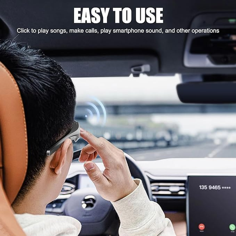 Bluetooth Smart Sunglasses,Bluetooth Cycling Headset,One-Click Response,Uv Protection,Voice Navigation,Suitable for Outdoor Mountaineering,Cycling and Running image number 4