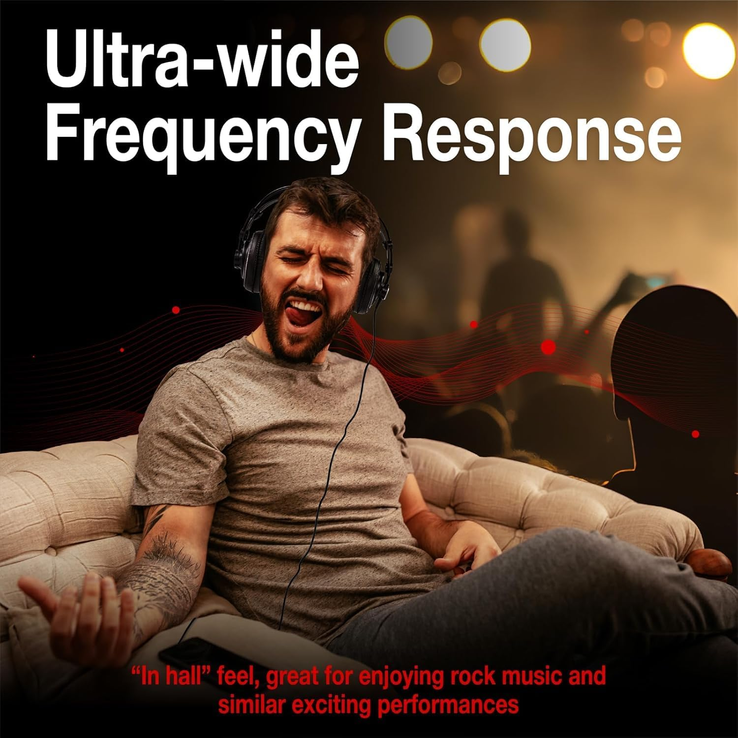 Superlux Semi-Open Type Professional Monitor Headphones HD681B image number 6