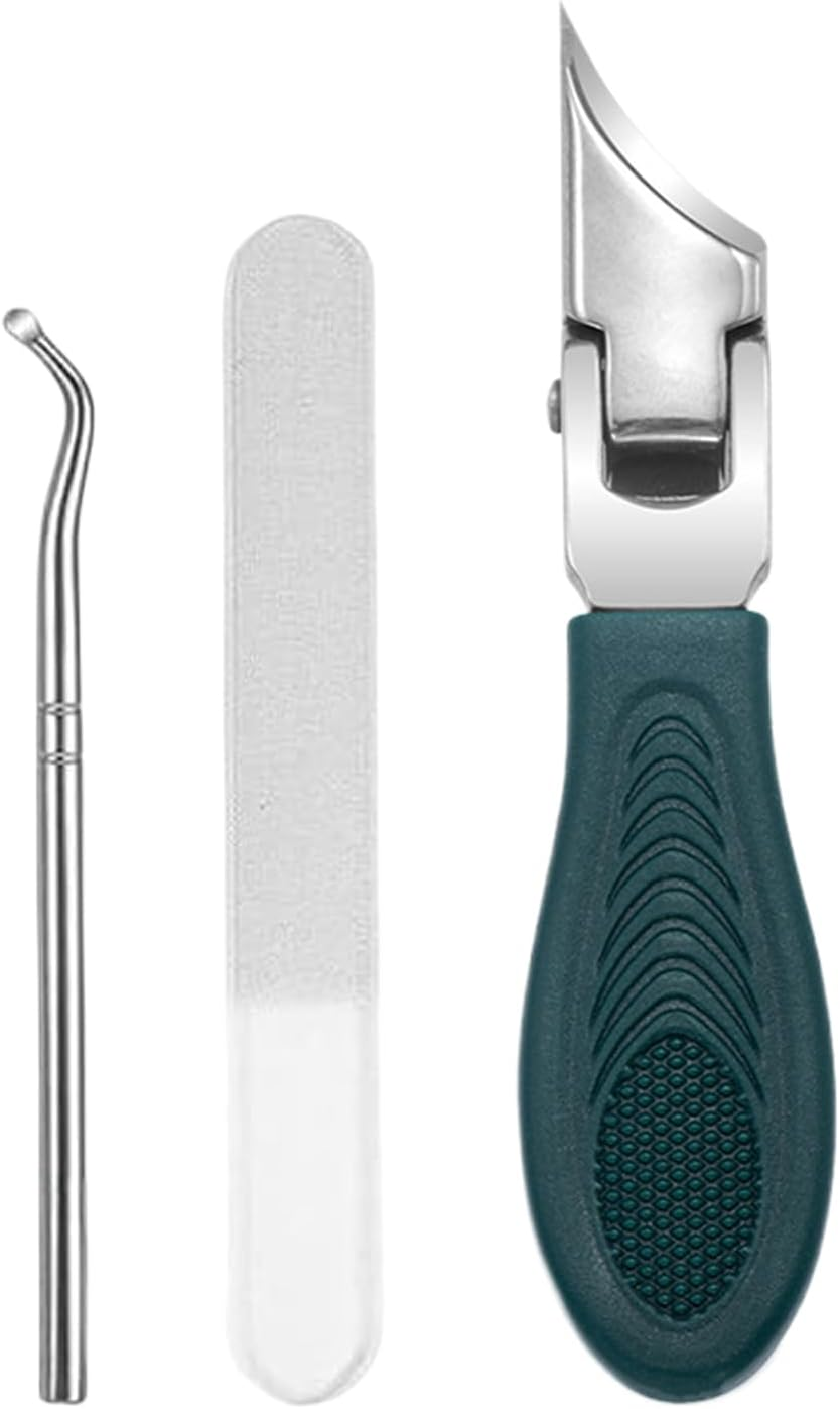 Eagle Beak Nail Clippers,Eagle Beak Beveled Nail Clippers,Staineless Steel Ingrown Toenail Tool Kit,Anti-Splash, Heavy Duty Trimmer,Wide Jaw Opening