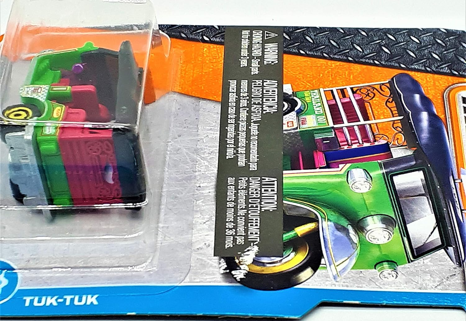 Matchbox 2017 MBX City Tuk-Tuk Thailand Taxi 6/125, Green image number 3