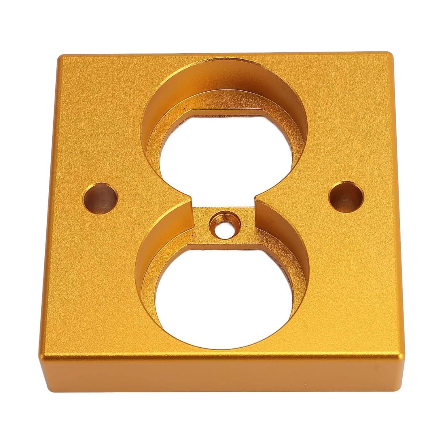 SENECESLI Hifi Speaker Terminal Panel, Superior Performance Power Outlet for Home Theater Enthusiasts, Aluminum Alloy (Gold)