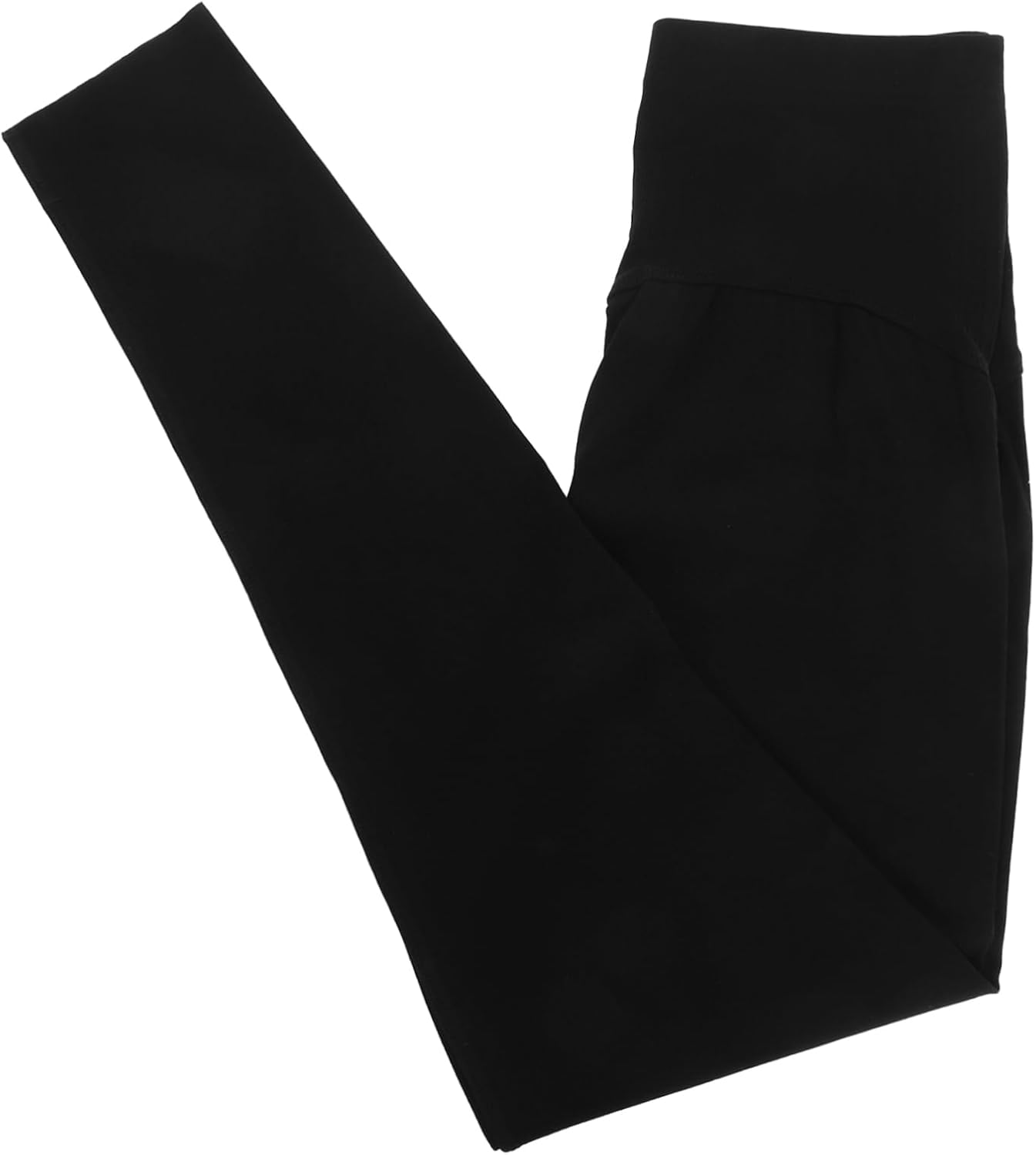 Pregnant Women Waist Belly Support Legging Thermal Maternity Leggings Yoga Pants for Women Bond Maternity Design Black image number 3