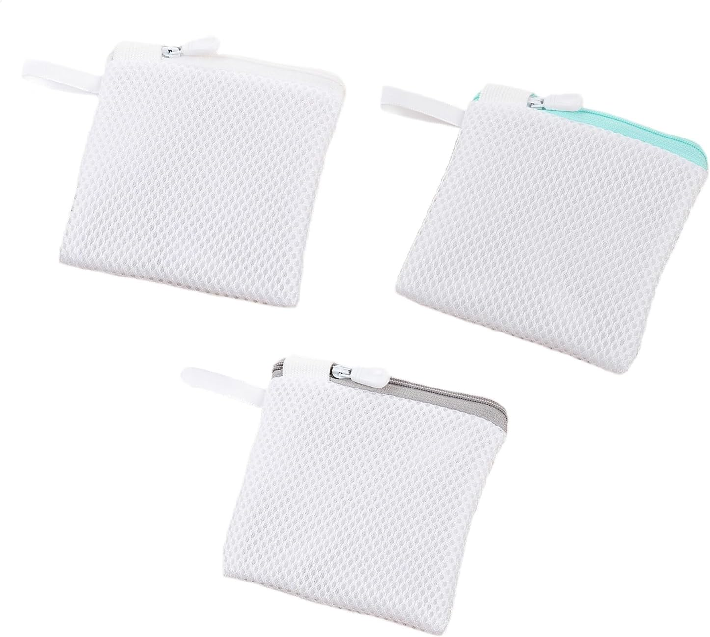 Utysty 3 Pack Soap Bags Soap Saver Bag Holder with Zipper Large Mesh Exfoliating Pouch for Shower Foaming Bath Moisture Beauty Bar Savon Cube Block Hotel Soap Bars Travel Paper Soaps Sheets Strips image number 4