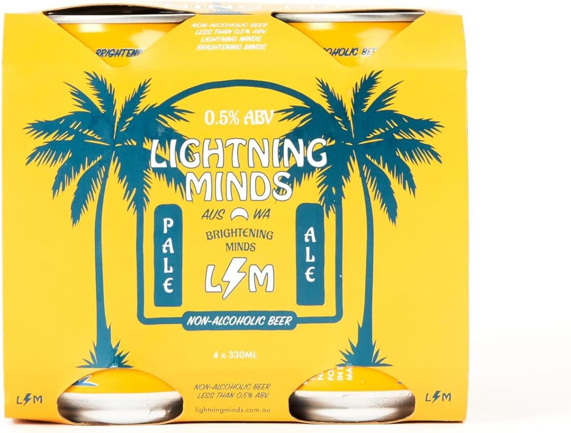Lightning Minds Non Alcoholic Pale Ale (Carton 24 X 330Ml) image number 2