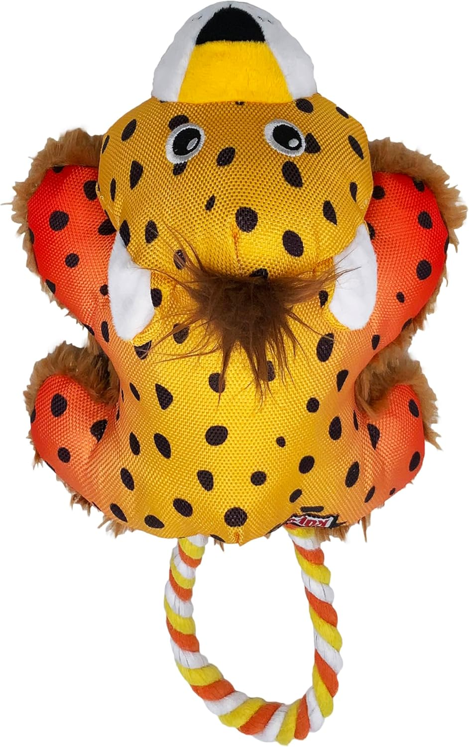 KONG - Cozie Tuggz Cheetah - Plush Dog Toy - for Small/Medium Dogs image number 1