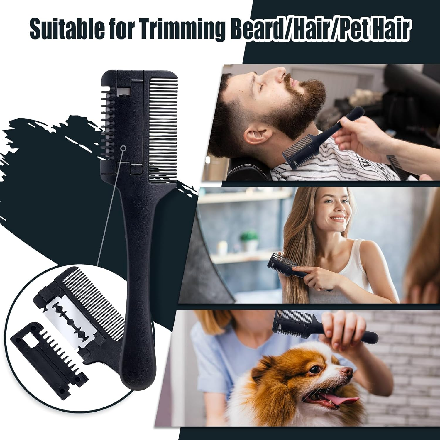 Lionmane Beard Care Kit for Men, Dad Father&rsquo;S Day Gifts, Beard Mustache Grooming Kit-Beard Balm, Beard Wash, Beard Oil, Brush, Scissors, Birthday Anniversary Daily Gifts for Husband/Boyfriend/Him image number 1