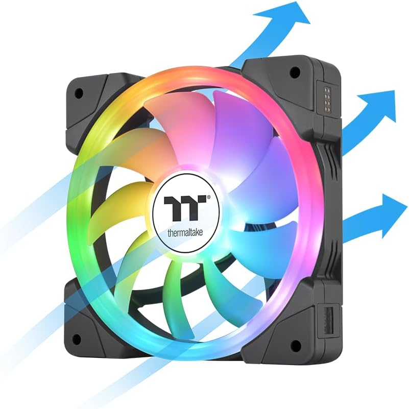 Thermaltake SWAFAN EX12 ARGB Magnetic Quick Connect PWM Cooling Fan (Up to 2000RPM) White Edition - 3 Fan Pack image number 2