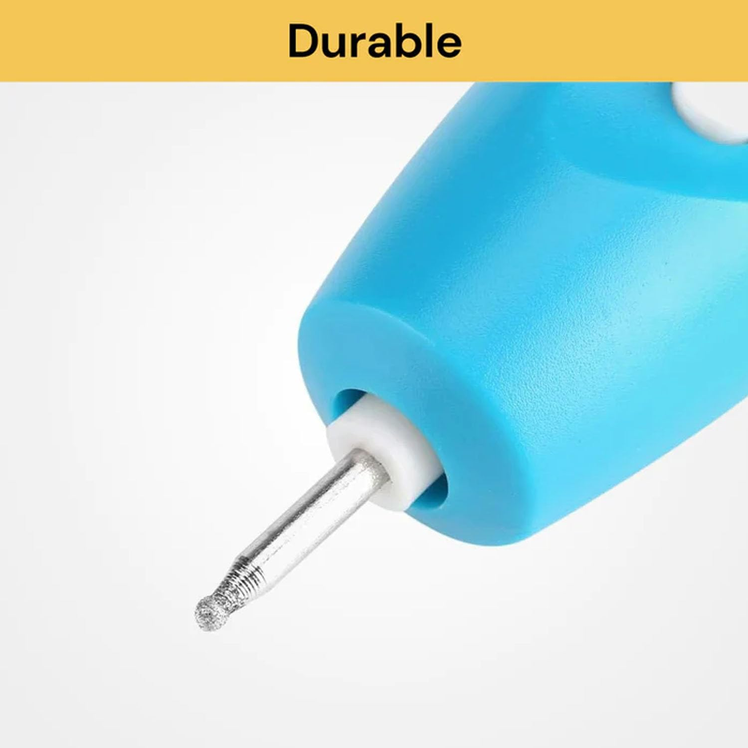 EZONEDEAL Cordless Electric Precision Etching Engraving Carving Engraved Pen Graver Engrave Pen Engraver Tool Simple and Sophisticated Design-White + Blue image number 4