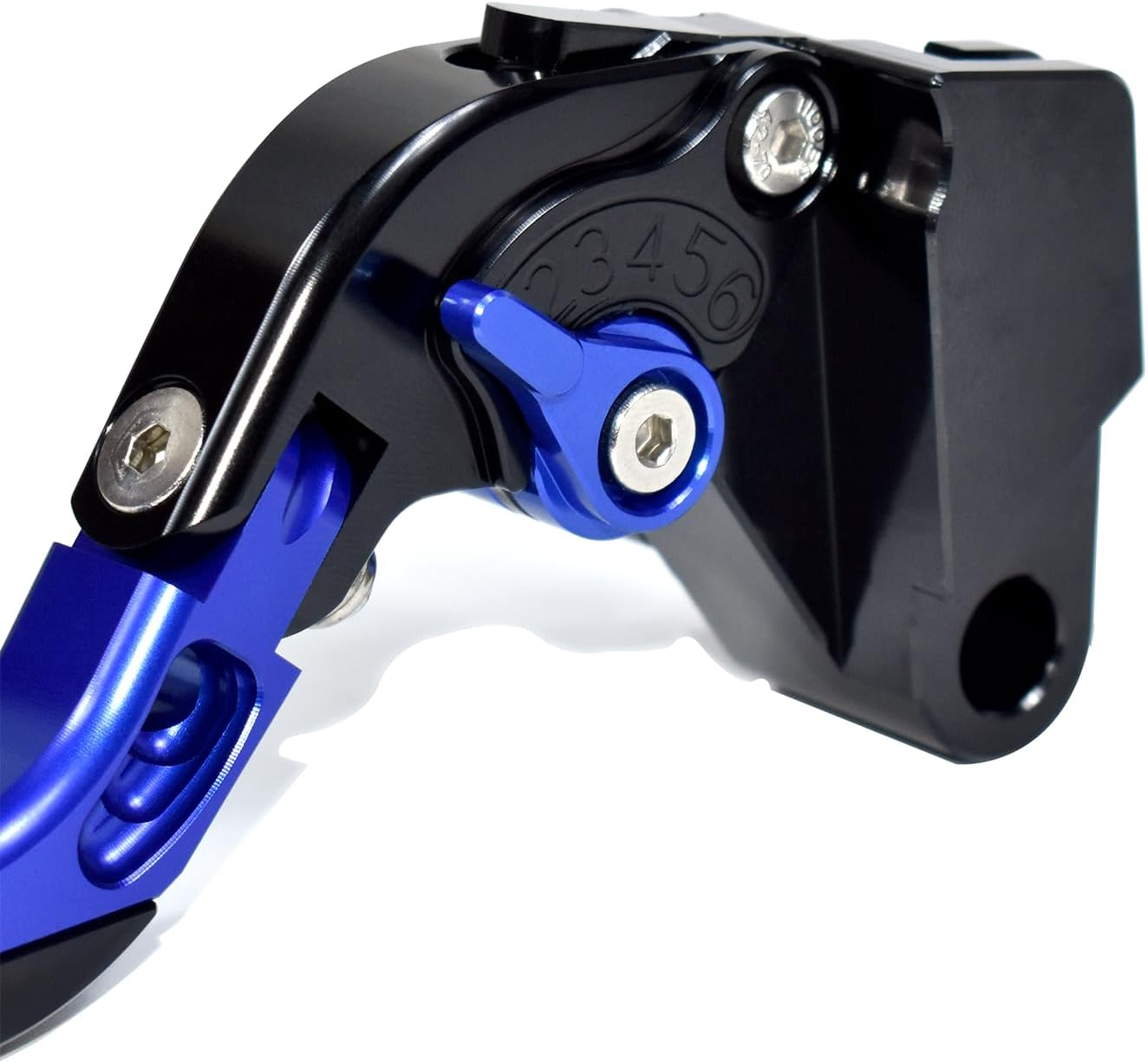 Retractable Foldable Brake Lever Clutch Lever for Triumph Tiger 1200 Explorer/Xe/Xc/Xr 2012-2020, CNC Aluminum Alloy Made (Blue) - Blue image number 6