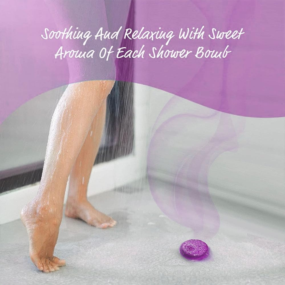 Angel'S Finery 8 Pack Shower Steamers for Men Aromatherapy Relaxation Stress Relief Spa Yoga Birthday Mom Girl Teacher Student Gift Autumn Anniversary Weekend Formal Casual Luxury Gift