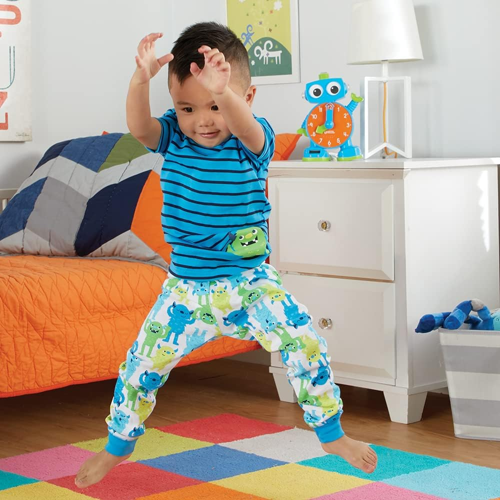 Learning Resources Tock the Learning Clock - 1 Piece, Ages 3+ Educational Talking and Teaching Clock, Toy Clock for Toddlers, Educational Toys for Kids image number 1