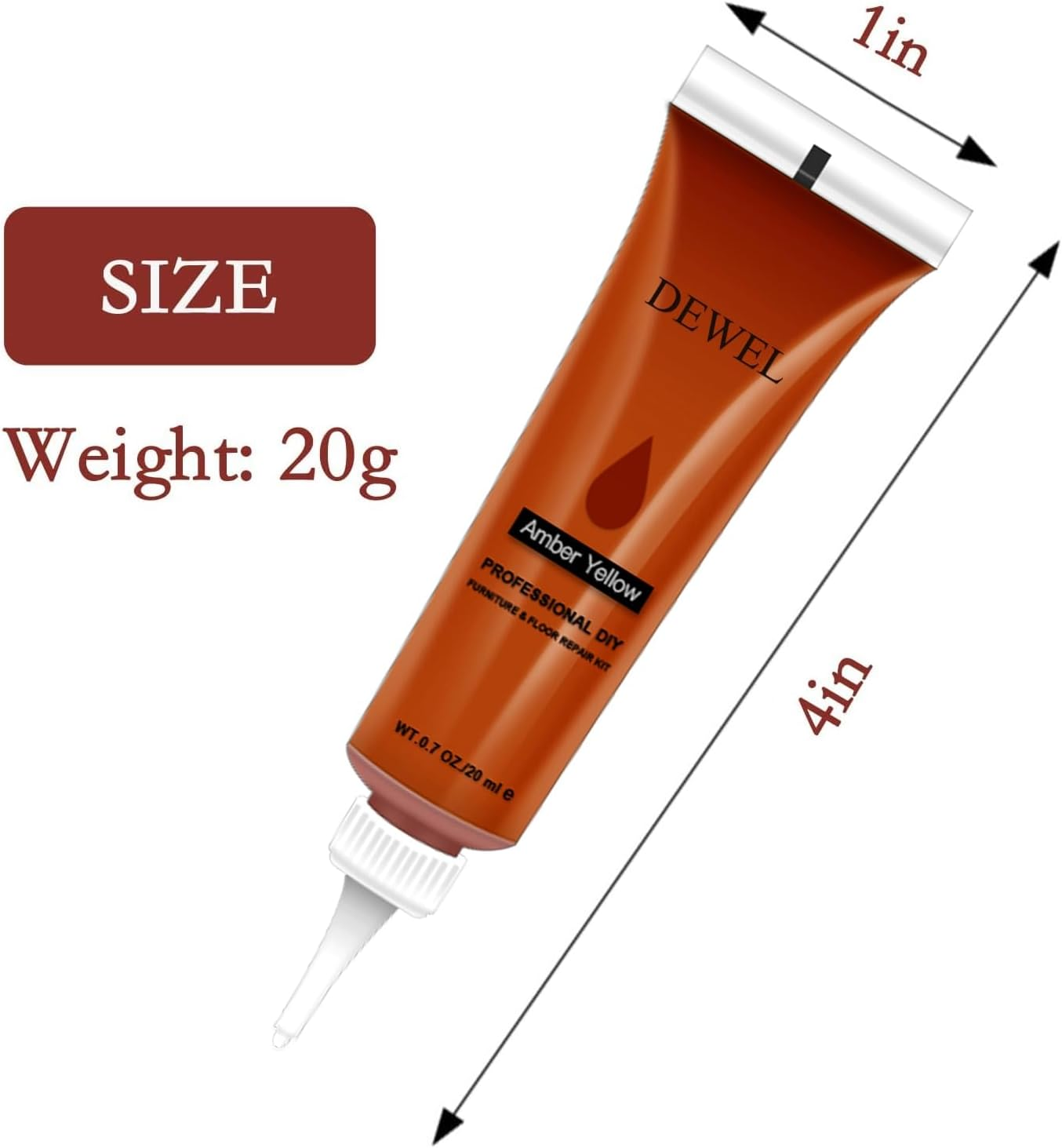 DEWEL Wood Furniture Repair Kit, 12 Colors Wood Fillers with Tools, Upgrade Furniture Fillers Touch up for Stains, Scratches, Wood Floors, Tables, Bedposts (Set of 16) image number 3