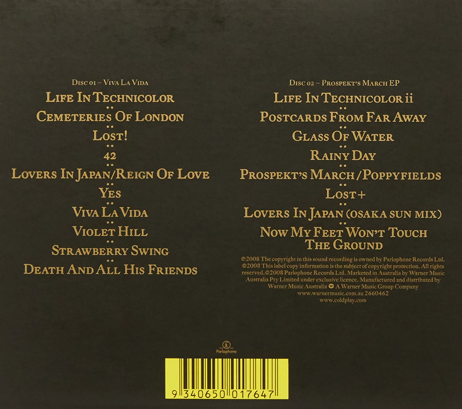 VIVA LA VIDA (PROSPEKTS MARCH EDITION)(R