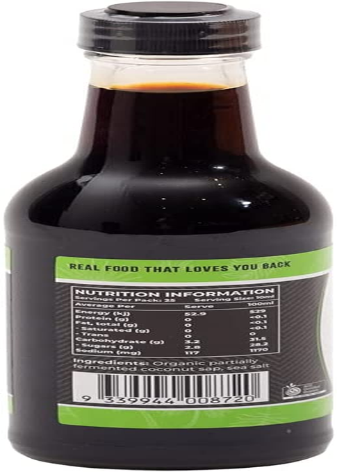 Honest to Goodness, Organic Coconut Aminos, 250 Ml - Delicious Soy and Wheat-Free Alternative Seasoning Sauce. Made from Hand-Harvested Organic Coconut Blossom Sap. image number 3
