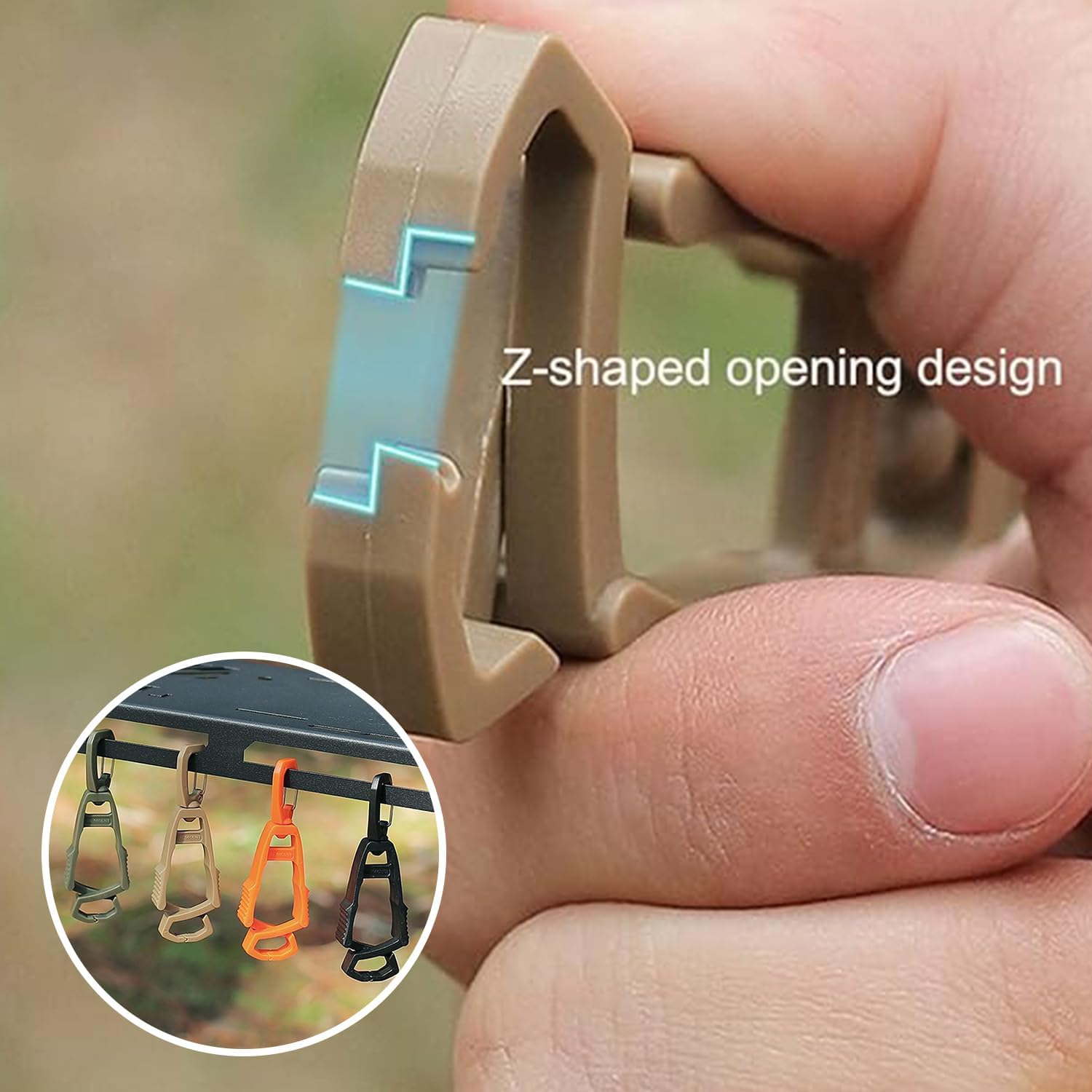 4Pcs Glove Clips, Glove Holder, Glove Clips for Work, Work Gloves, for Duty Belt, for Duty Belt, for Construction Work Glove Clip, Prevent Losing image number 6