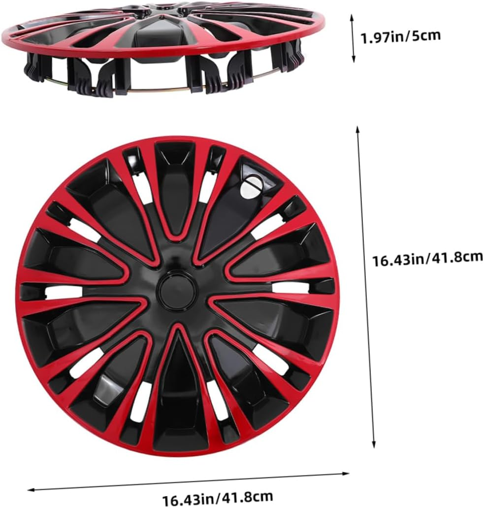SEWOART Car Hubcaps 15 Inch Automotive Wheel Hub Covers Decorative Rim Covers Easy Install Wheel Hubcap Accessory image number 4