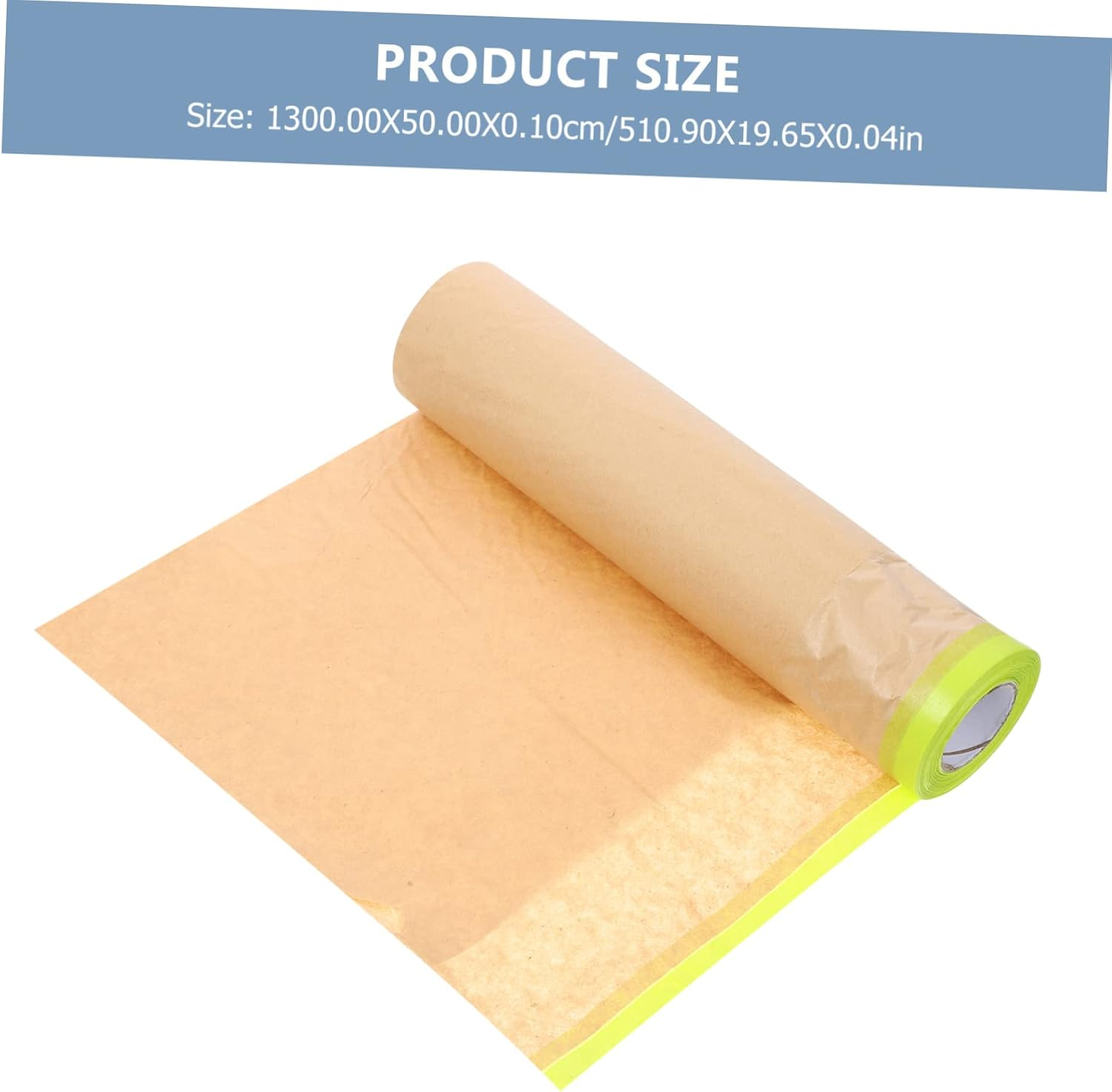 TEHAUX Masking Film Protective Paper for Painting Furniture Car Adhesive Masking Paper for Walls and Surfaces image number 2