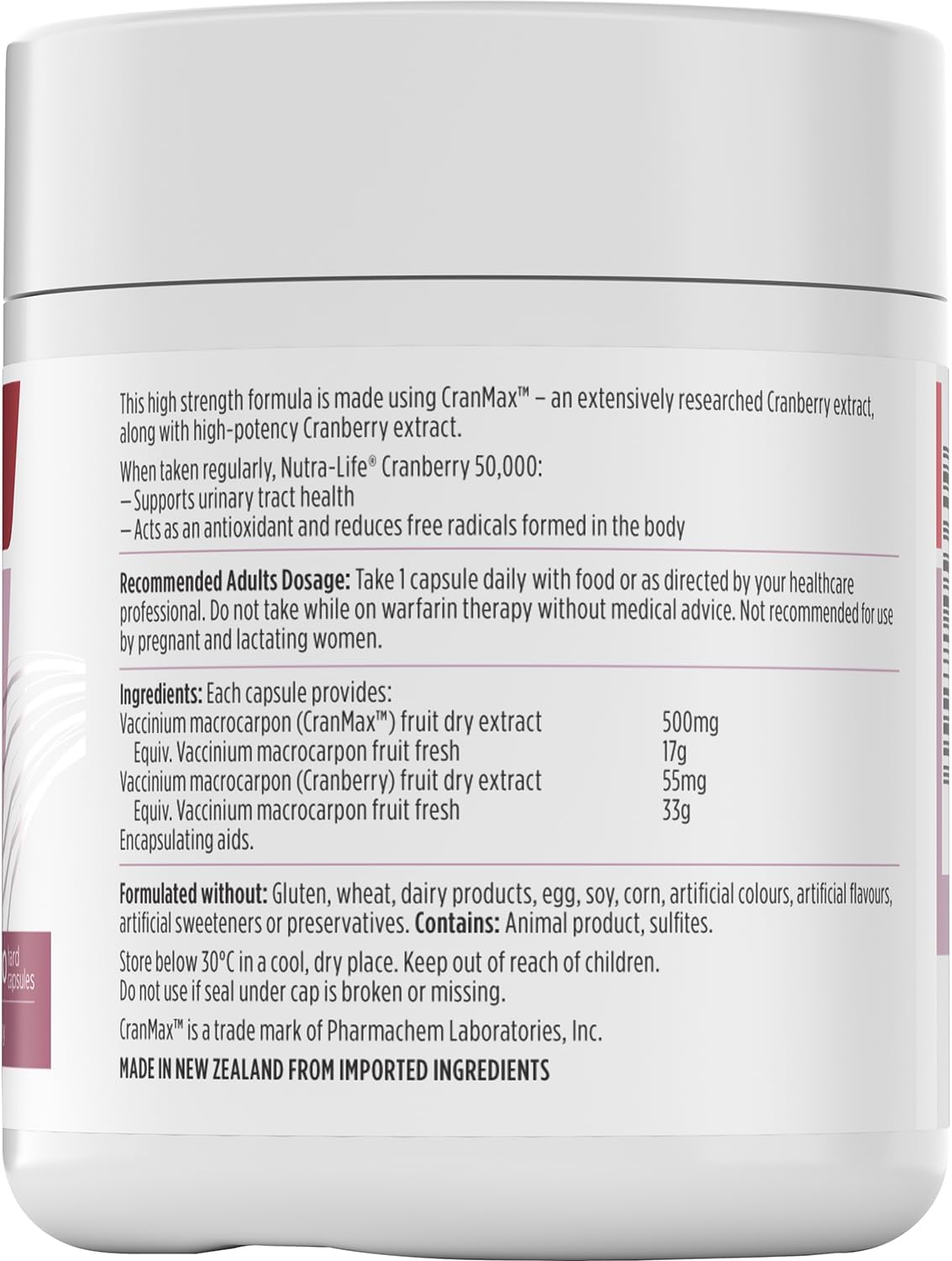 Nutralife Cranberry 50, 000, 100 Count image number 1