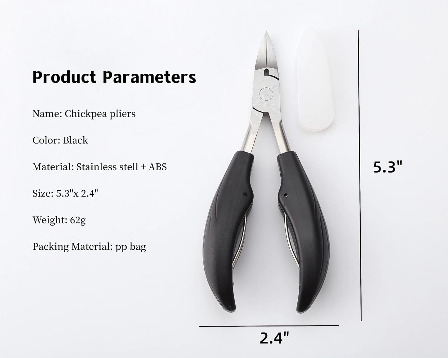 NEMIBAD Podiatrist Toenail Clippers，Nail Clippers for Thick & Ingrown Toenails， Super Sharp Curved Blade Toenails Trimmer image number 4