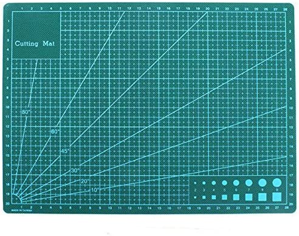 COMIART A4 Self Healing Cutting Mat PVC Double Sided Engraving Board 3Mm Thickness 11.81"X8.66"X0.12"
