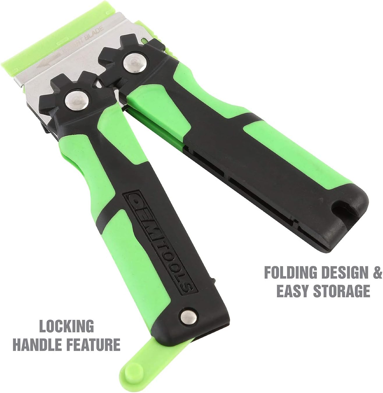 OEMTOOLS 26502 11 Piece Multi-Purpose Razor Blade Scraper, Window Scraper, Sticker Scraper Tool, Flat Blade Scraper, Plastic Razor Scraper image number 1