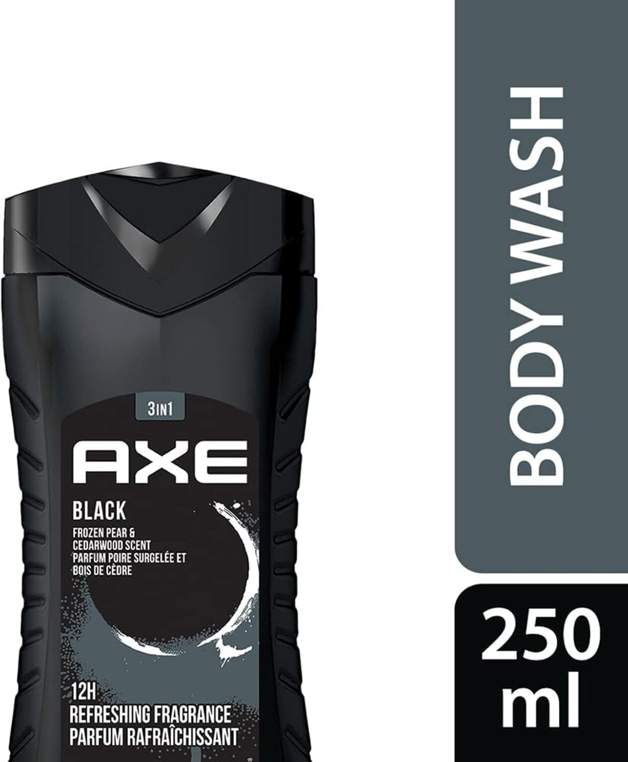 AXE 3-In-1 Body, Face and Hair Wash, Black, 250Ml image number 6