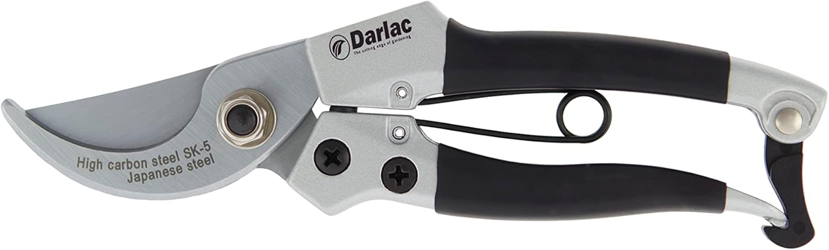 Darlac Compact Pruner - Lightweight Bypass Pruners for General Pruning - 16Mm - Ideal for Fine or Delicate Pruning and Small or Medium Hands - SK5 High Carbon Japanese Steel - Easy to Use Safety Catch image number 4