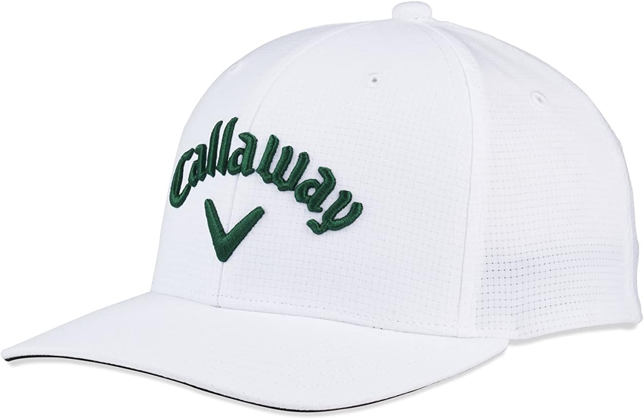 Callaway Men'S Hw Cg Tour Perf No Logo 22 Cap - Black Heather/Pink image number 4