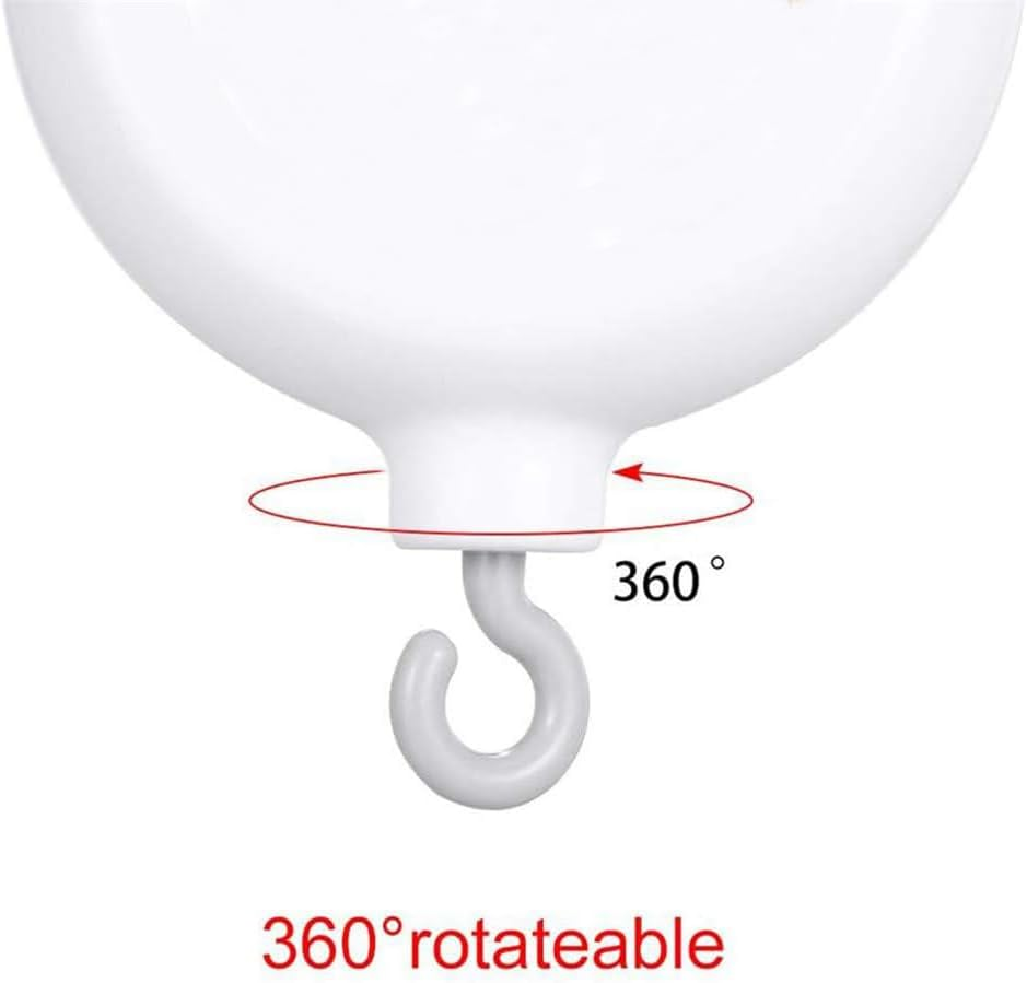 ABS Baby Auto Music Crib Mobile Set - Battery-Operated Bed Bell Mobile with Rotating Hook and 3 Modes Volume 35 Lullabies image number 1