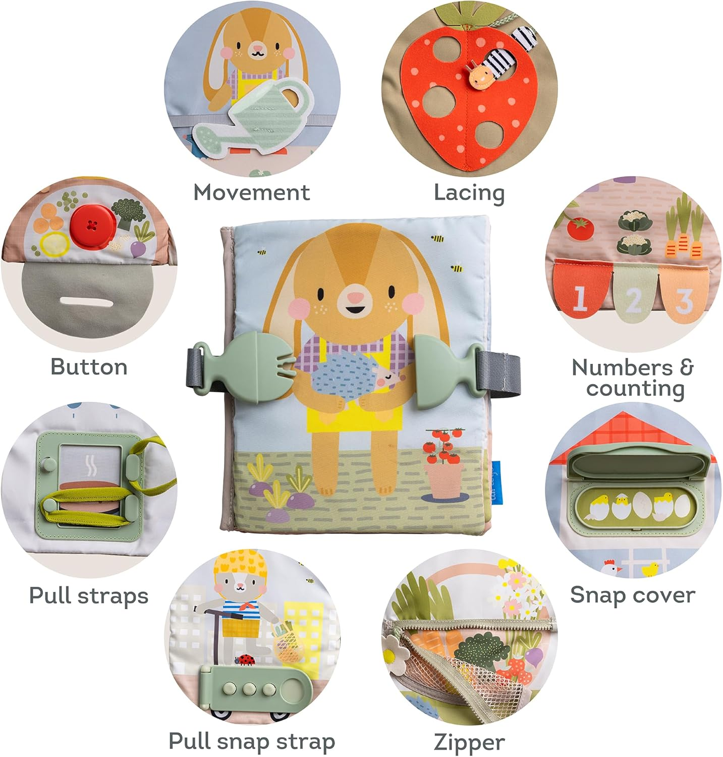 Taf Toys Quiet Busy Book image number 1