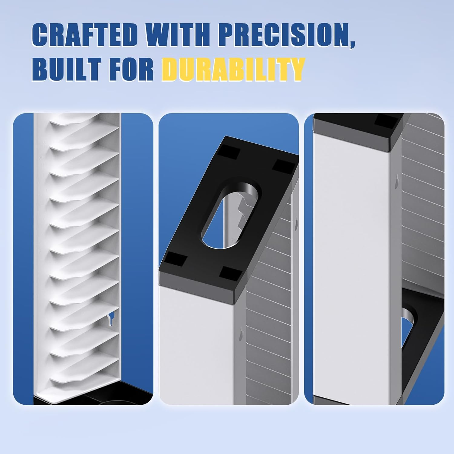 Nargos Video Game Holder Wall Mount, Gaming Accessories Storage for PS5, PS4, Xbox One, Xbox Series X/S Game Cases, Organizer Accessories (Include 2 Controller Wall Holders) image number 5