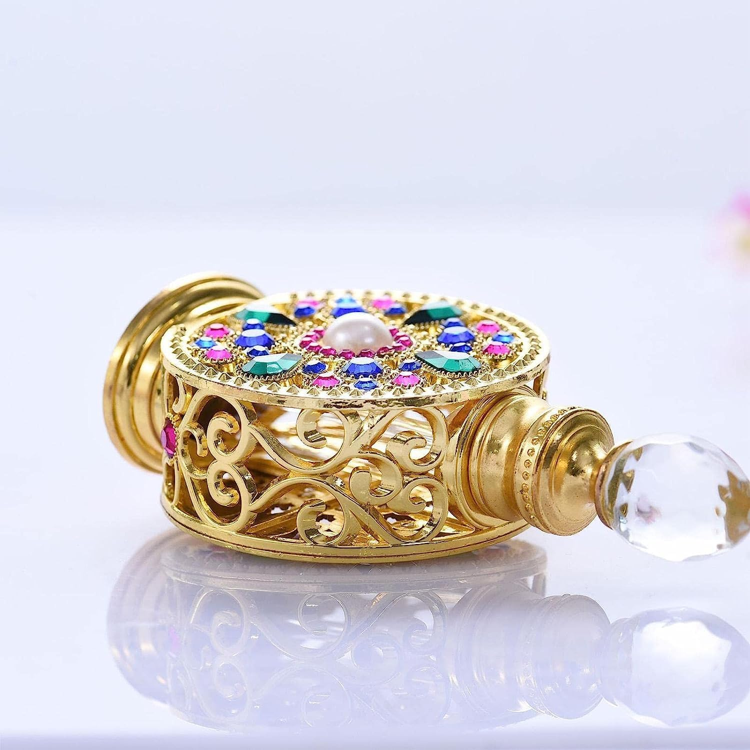 Perfume Atomiservintage Perfume for Women | 15Ml Beautiful Metal Bottle Dubai Perfume for Men Empty Bottle image number 1