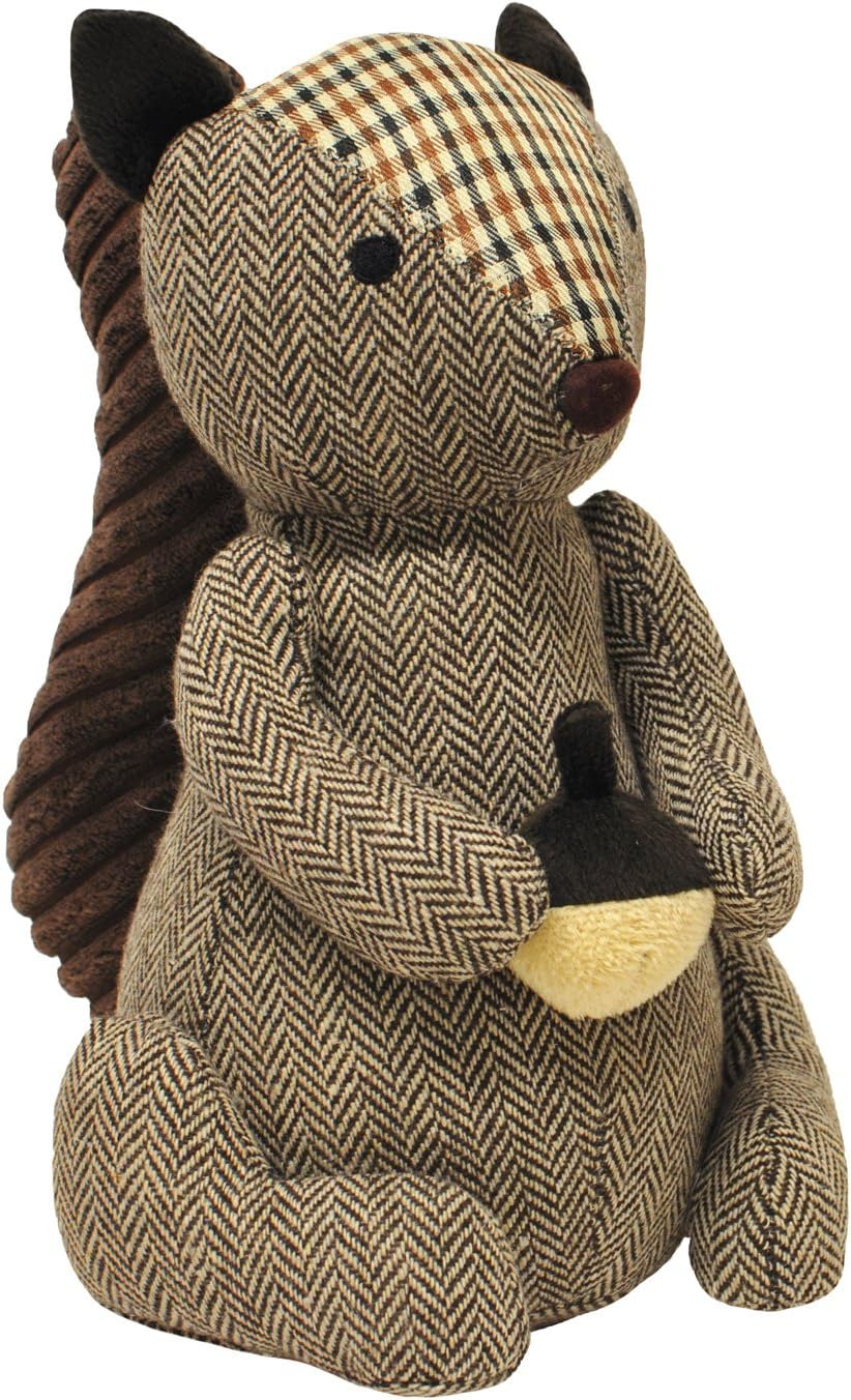 Riva Paoletti Squirrel Doorstop - Heavyweight Sand Filling - 100% Polyester - 16 X 25 X 13Cm (6" X 10" X 5" Inches) - Designed in the UK