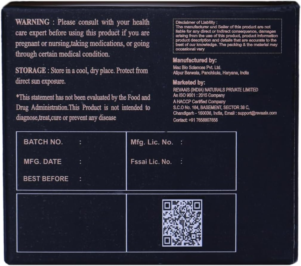 Shilajit Resin, Essential Minerals for Natural Energy Boost, High Potency for Men & Women, Fulvic Acid with Lab Test Report: 1.76Oz