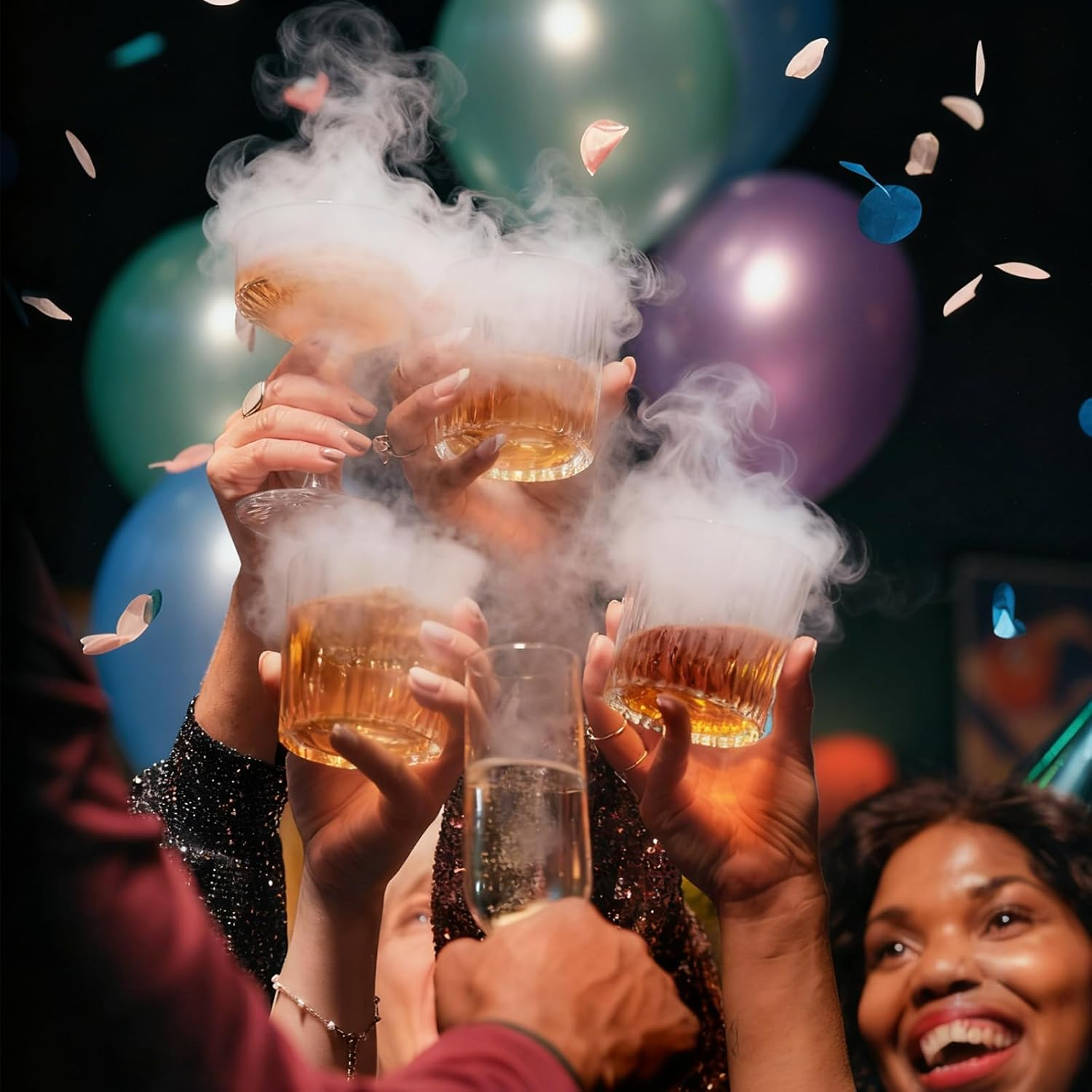 Electric Whiskey Smoker Kit (No Butane) with 6 Natural Wood Chips for Cocktails & Old Fashioned Drinks, Cocktail Smker Kit, Bourbon Whiskey Gifts for Men, Dad, Husband image number 4