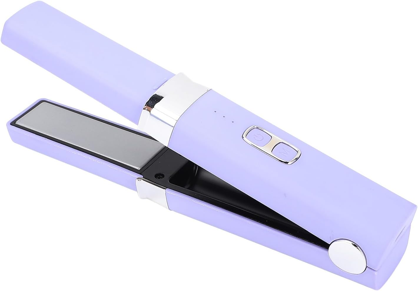 Mini Hair Straightener Portable Fast Heating USB Charging Multifunctional Small Flat Iron for Home Travel Styling Tool 1200Mah Lithium Ion Battery Included image number 6