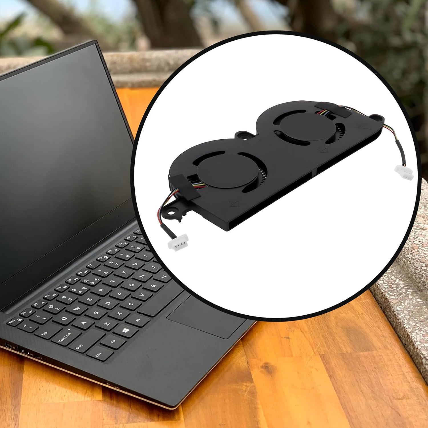 Be in Your Mind 4Pin Laptop CPU Cooling Fan Compatible with Dell XPS 13 9370 9380 0980WH 980WH Series image number 6