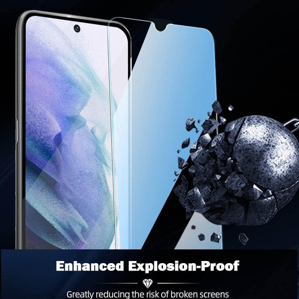 For Motorola G54 5G (6.5 Inch) Case,[2 in 1] with 2.5D Clear Tempered Glass Screen Protector, Luxury Lovely Plating Case Soft Smooth with Wrist Strap Stand Protective Cover(For Moto G54 5G) image number 2