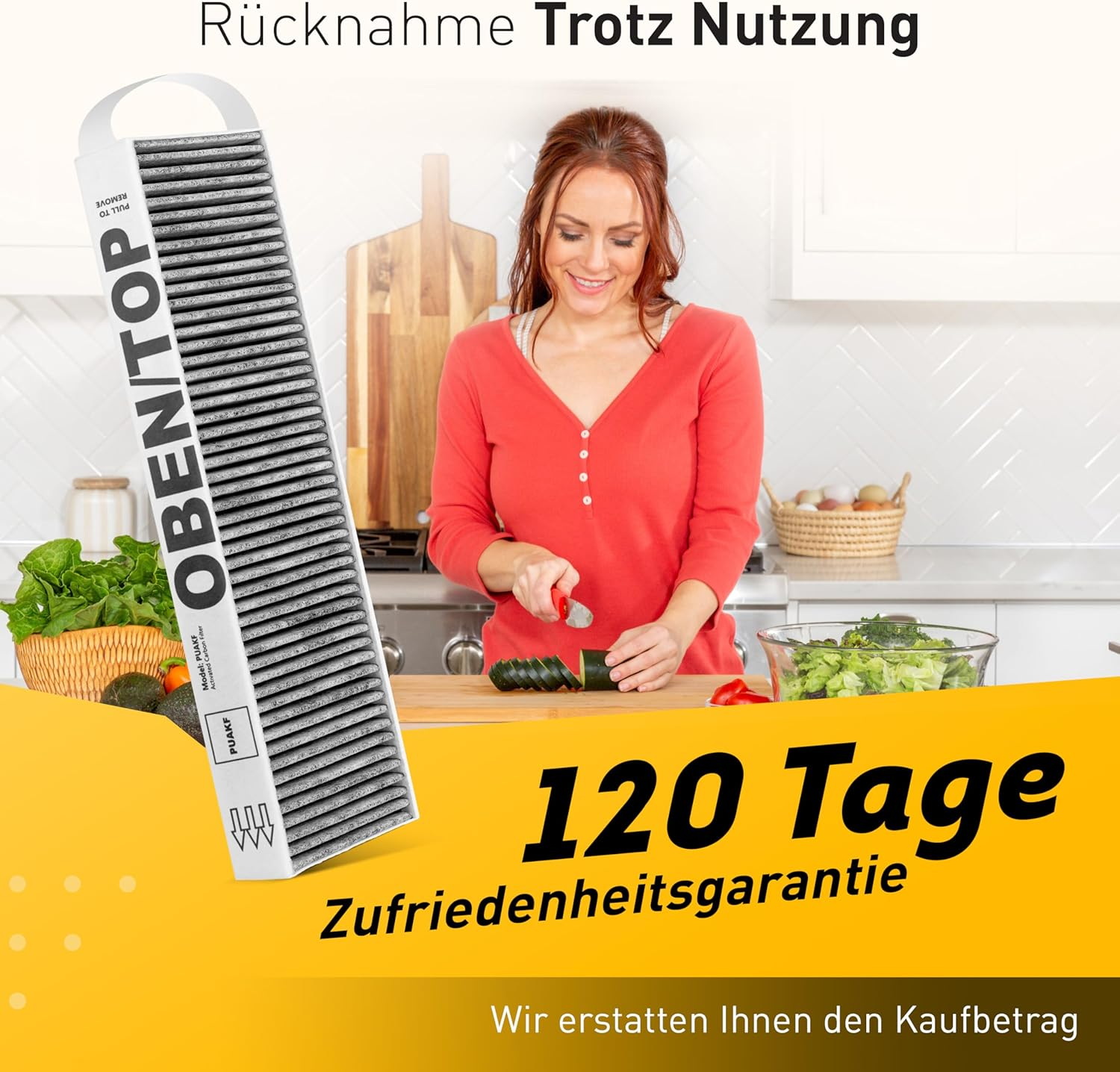 KF3TEC&reg; Activated Carbon Filter Set (2 Filters) for Bora Pure Puakf for Your Puru or PUXU Convection Hob image number 3